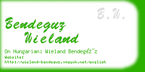 bendeguz wieland business card